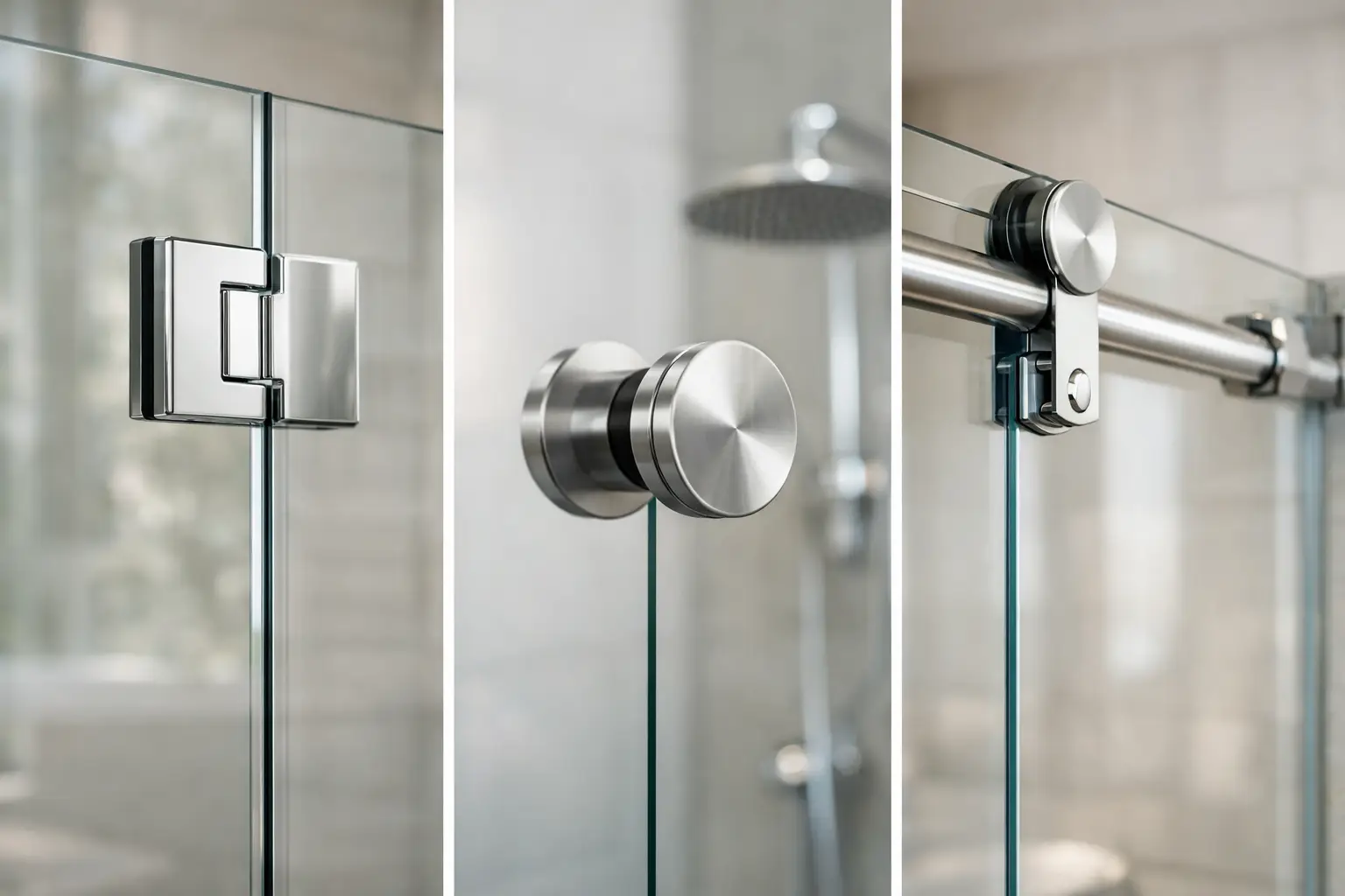Shower Hardware Options That Fit Your Glass Door